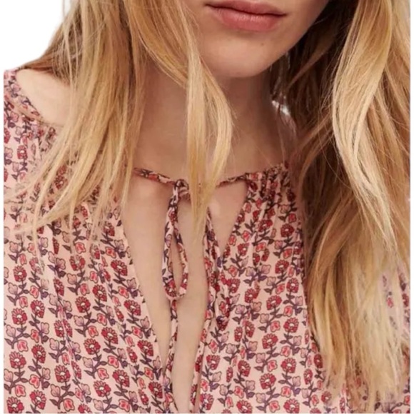 Maje Lolivate Printed Top Size 2 New MSRP $265.00 - Picture 3 of 9